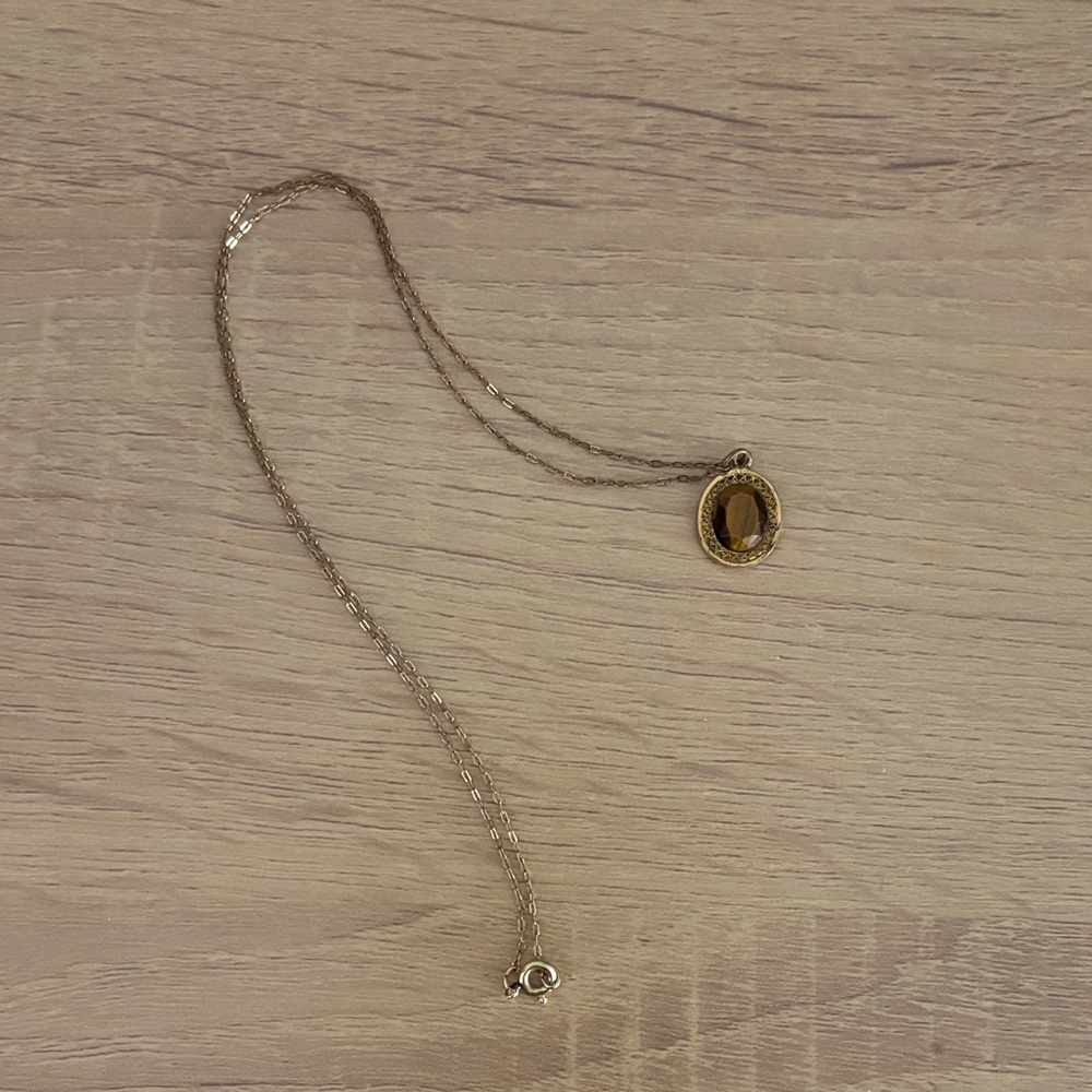 Vintage Tiger Eye Necklace